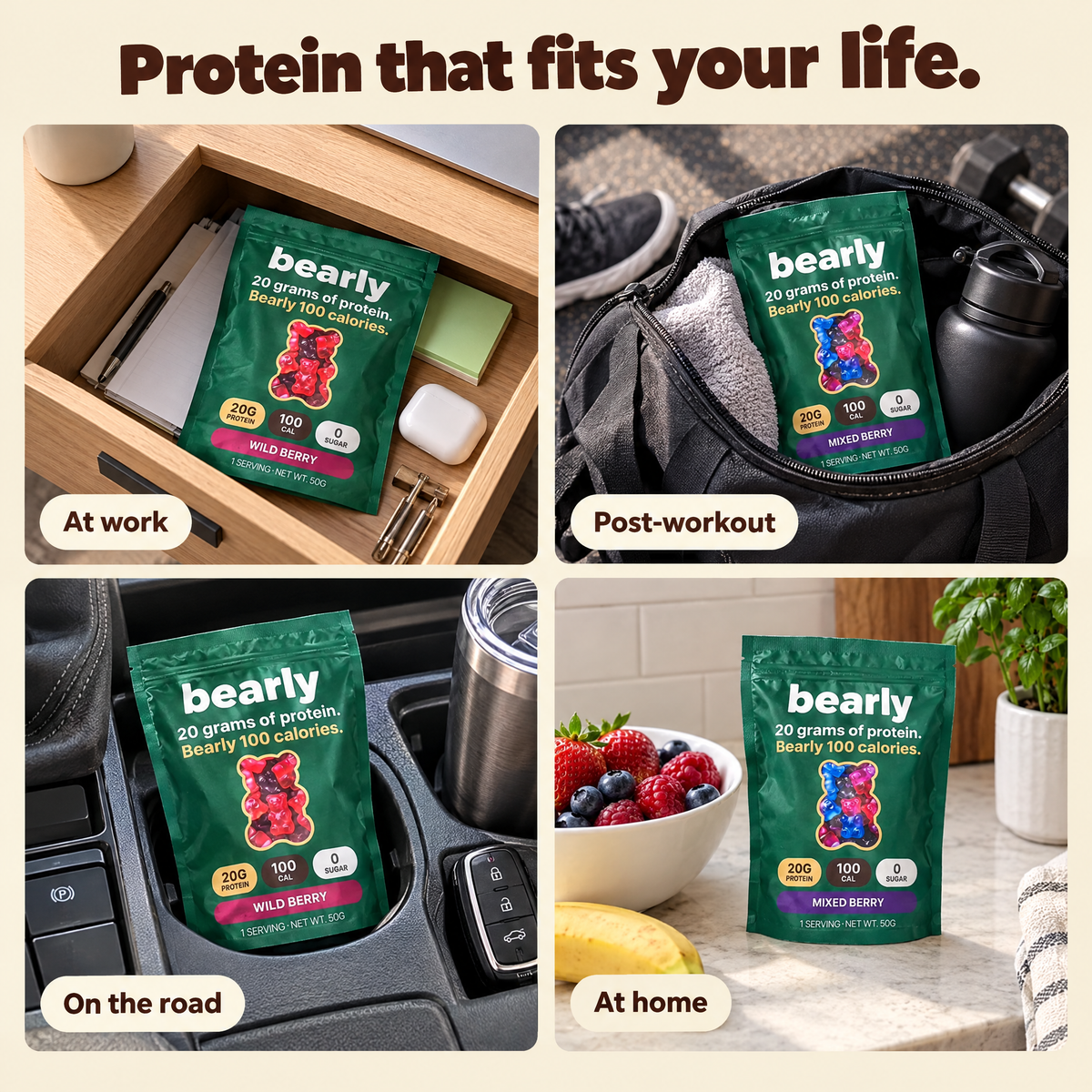 Bearly Protein Gummies (One-time)